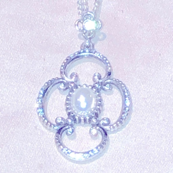 3 BRIGHTON BELLISSIMA pieces 2 pearl Swarovski necklaces & earrings HARD 2 FIND - Picture 2 of 16